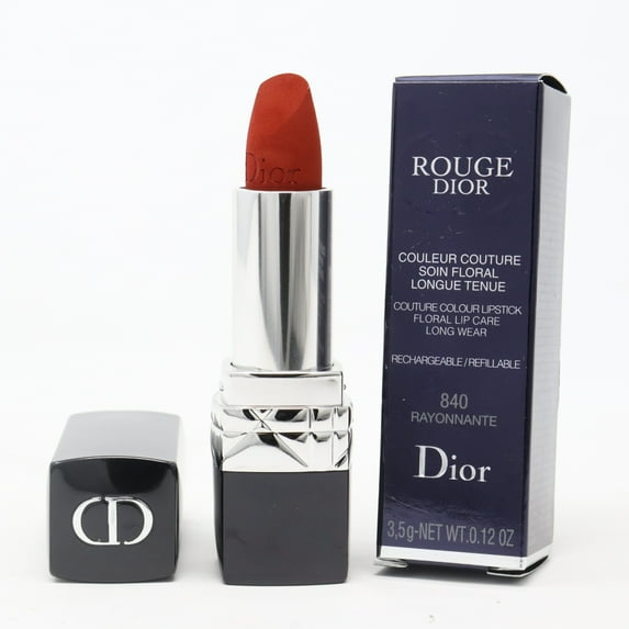 Christian Dior Rouge Dior Velvet Lipstick - 840 Rayonnante , 0.12 oz Lipstick