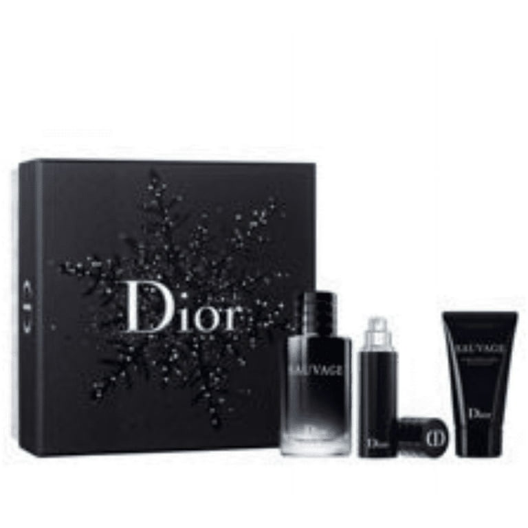 Christian Dior Sauvage 3 PC Gift Set For Men 