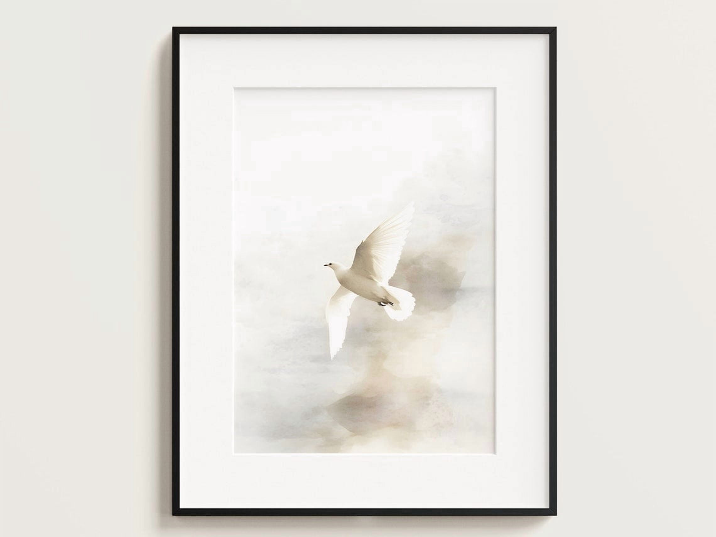 Scripture Soul Christian Dove Wall Art, Holy Spirit, Religious, Jesus, Bird, Bible ...