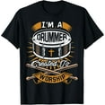 thumbnail image 1 of Christian Drummer Gift Idea for Drummers Who Rock God T-Shirt, 1 of 3