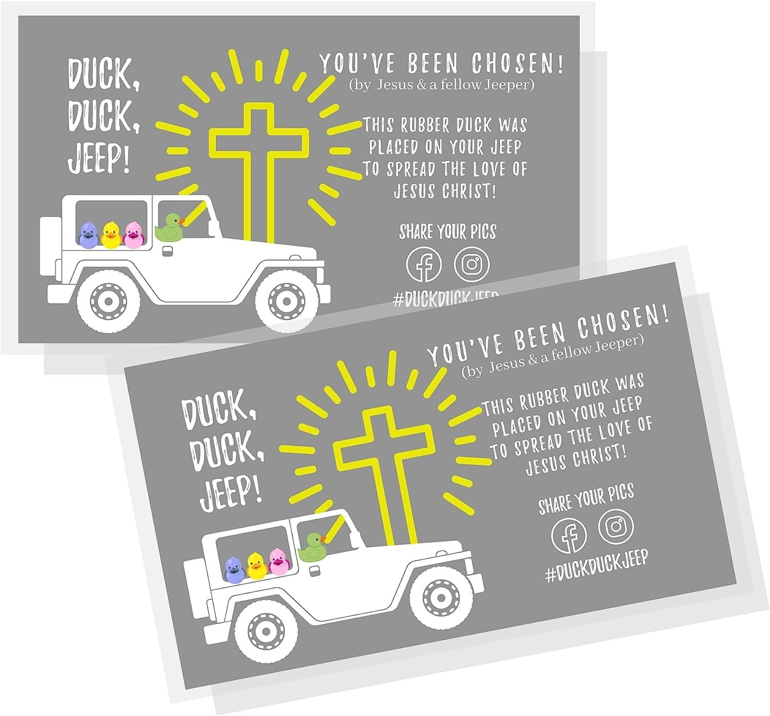 Christian Duck Duck SUV Youve Been Ducked Christian Jesus Religious