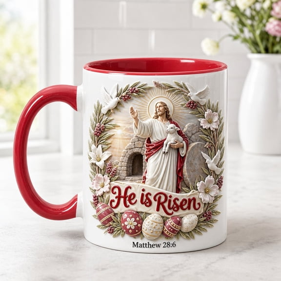 Christian Easter Scripture Coffee Mug – Inspirational Faith Gift