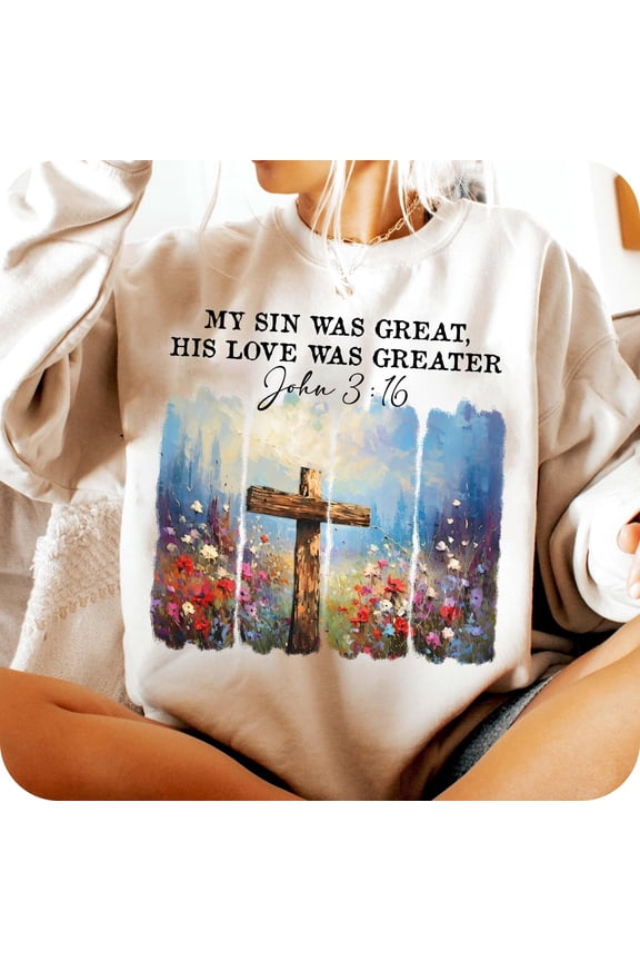 Christian Easter Sweatshirt, Easter Bible Verse Shirt, Easter Cross Tee, Watercolor Easter Sweatshirt, He Is Risen Shirt, Happy Easter Apparel
