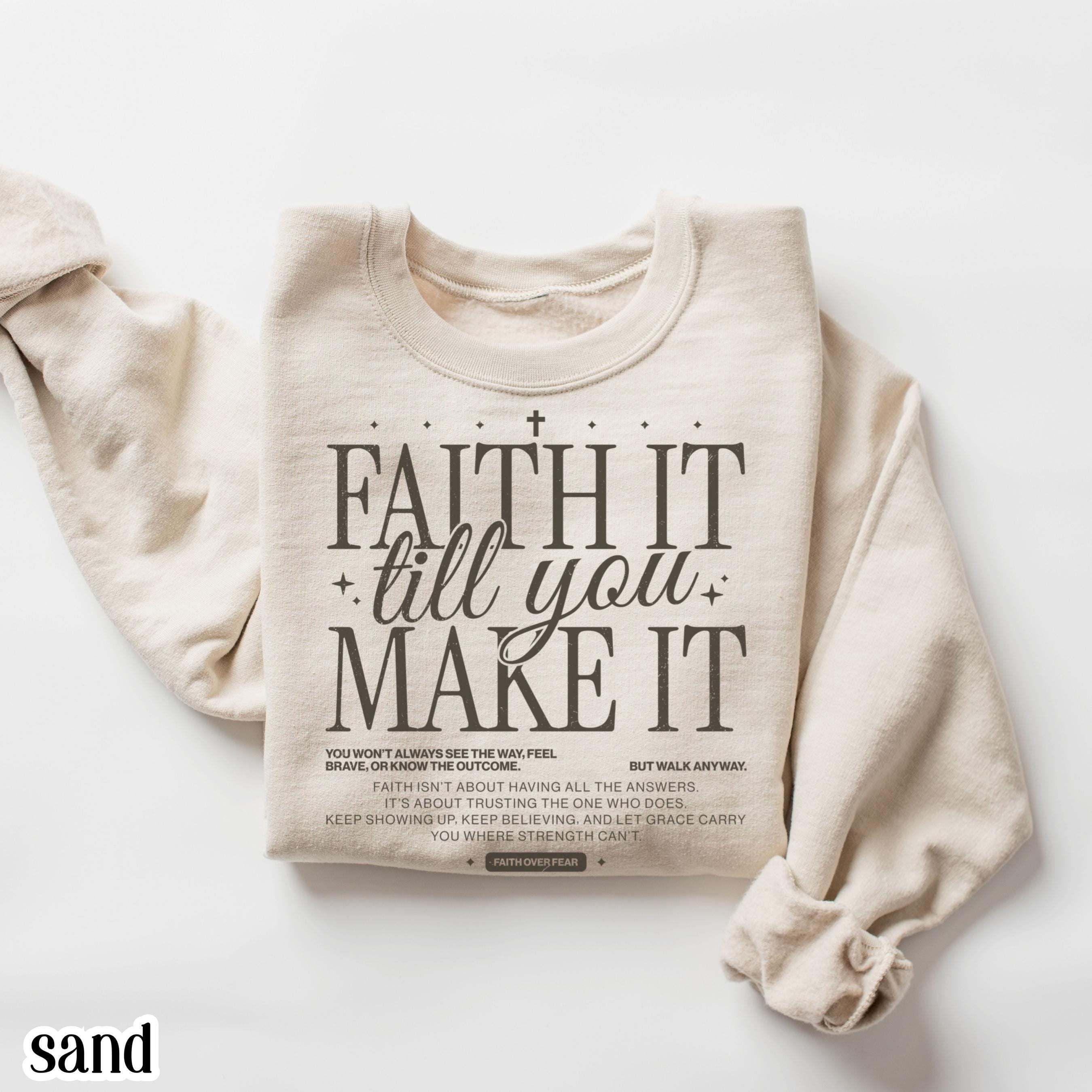 Christian Easter Sweatshirt Jesus Faith Crewneck Trendy Womens Believer ...
