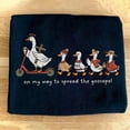 thumbnail image 1 of Christian Embroidered Unisex T-shirt Sweatshirt Hoodie, Goose Shirt Retro Fall Goose, Spread The Gospel Pastor Mission Group Trip,Faith Gift, 1 of 5
