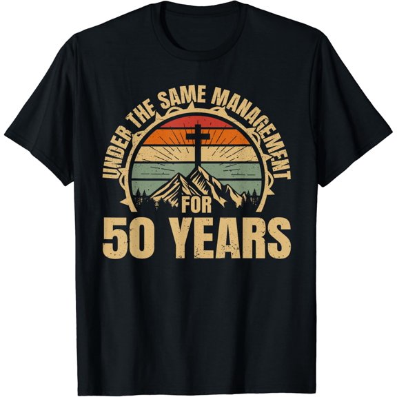 Christian Faith 50 Years Birthday Religious Gift T-Shirt