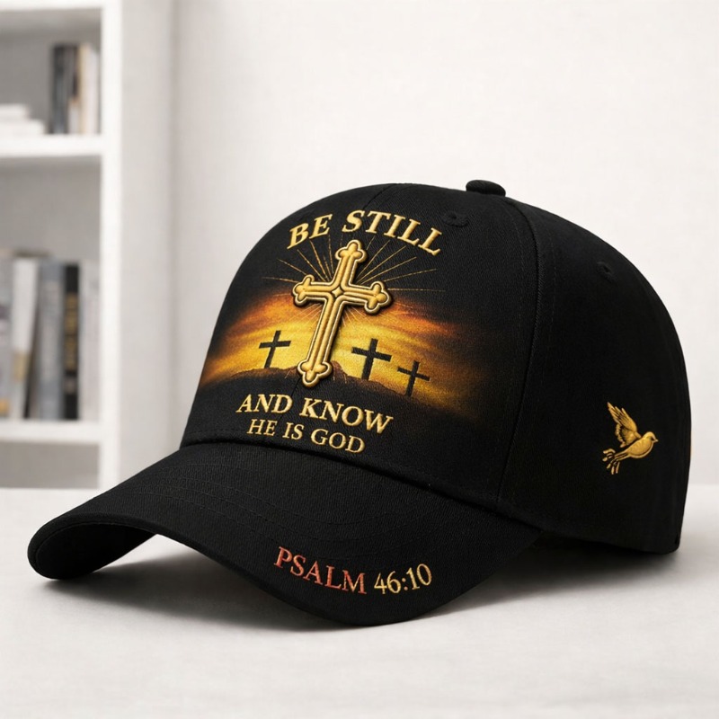 Religious Cap Christian Faith Cap Unisex Adjustable Lion Jesus Cross Embroidered ...