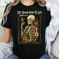 thumbnail image 1 of Christian Faith Dry Bones Come to Life Skeleton Floral Unisex T-Shirt, Sizes S-5XL - Gategoo, 1 of 5