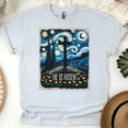 thumbnail image 1 of Christian Faith He Is Risen Starry Night Style T-Shirt for Men and Women, Ash, Size 3XL, 1 of 6