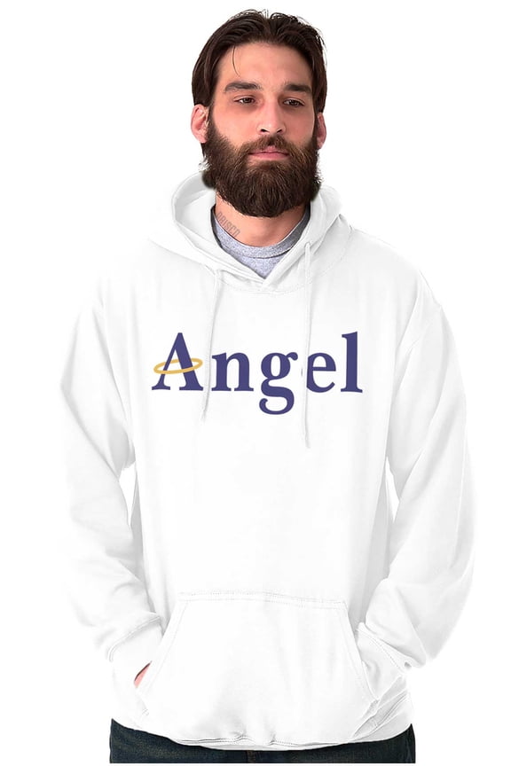 Christian Faith Holy Angel Halo Hoodie Sweatshirt Women Men Brisco Brands S