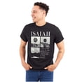 thumbnail image 1 of Christian Faith Isaiah Mountains Men's Graphic T Shirt Tees Brisco Brands X, 1 of 6