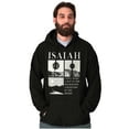 thumbnail image 1 of Christian Faith Isaiah Mountains Unisex Plus Fleece Graphic Hoodie Brisco Brands 4X, 1 of 6