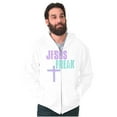 thumbnail image 1 of Christian Faith Jesus Freak Cross Zip Up Hoodie Men's Women's Brisco Brands S, 1 of 5