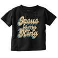 thumbnail image 1 of Christian Faith Jesus is my King Toddler Boy Girl T Shirt Infant Toddler Brisco Brands 12M, 1 of 1