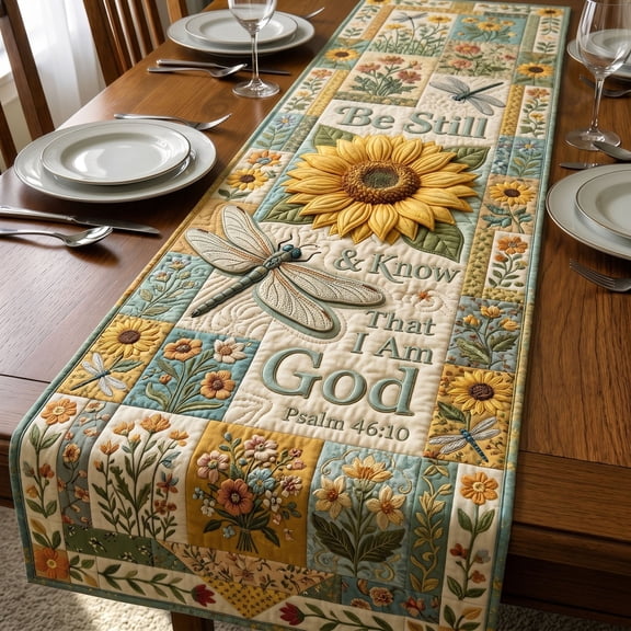Christian Faith Quilted Table Runner