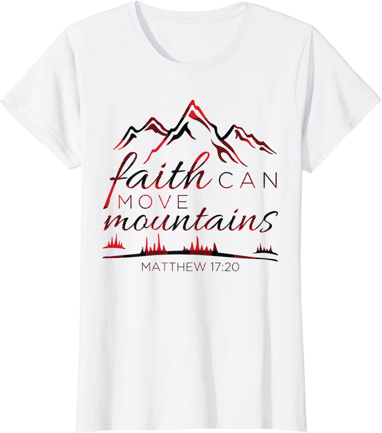 Christian Faith Religious Bible Verse Gifts Women Teen Girls T-Shirt