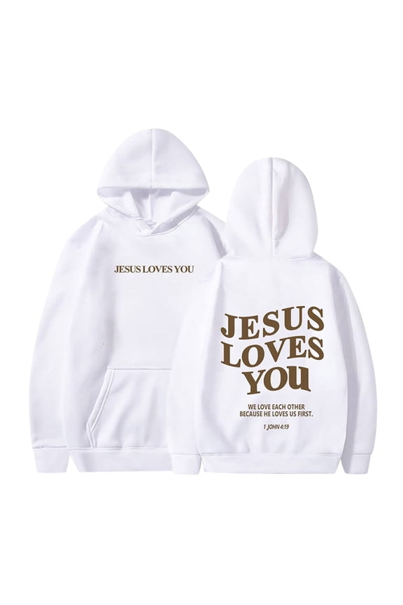 Christian Faith Religious God Sweatshirt Trust in The Lord Hoodie Jesus Pullover Tops Warm and Cozy Hooed Jacket Fall Winter Outfit Outwear New Years Gifts for Little Boys Girls