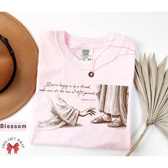 Christian Faith Shirt, Matthew Bible Verse Tee, Religious Graphic, Jesus Shirt LIGHT PINK Unisex S-5XL Hot Trending Shirt, Vintage Birthday Gift