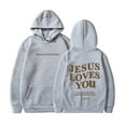 thumbnail image 1 of Christian Faith Sweatshirt Trust in The Lord Hoodie Jesus Loves You Sweater Warm and Cozy Hooed Jacket Toddler Winter Clothes Festival Gifts for Toddler Kids, 1 of 2