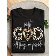 thumbnail image 1 of Christian Faith T-Shirt With God All Things Are Possible, 1 of 5