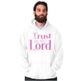 thumbnail image 1 of Christian Faith Trust in the Lord Unisex Plus Fleece Graphic Hoodie Brisco Brands 3X, 1 of 6