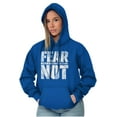 thumbnail image 1 of Christian Fear Not Psalm Scripture Hoodie Sweatshirt Women Men Brisco Brands S, 1 of 6