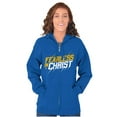 thumbnail image 1 of Christian Fearless in Christ Jesus Zip Up Hoodie Men's Women's Brisco Brands S, 1 of 6
