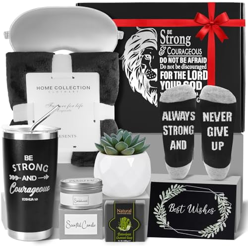 Christian Get Well Soon Gifts for Men, Feel Better After Surgery, Cancer Chemo Care Package Gift Basket for Sick Friends, Thinking of You 10pcs$$Home Decor, Kitchen, & Other