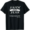 thumbnail image 1 of Christian Gift Apparel - Psalm 118:6 - Faith over Fear T-Shirt Tee, 1 of 4