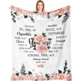 thumbnail image 1 of Christian Gifts Blanket 50"X60", Christian Gifts for Women, Religious Gifts for Women, Birthday Gifts for Christians, Best Christian Inspirational Gift, Faith Gifts for Women, Spiritual Gifts, 1 of 6