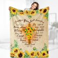 thumbnail image 1 of Christian Gifts Blanket for Women - Inspirational Religious Bible Verse Scripture Prayers Faith Lightweight Throw Blanket for Men Mom Adults Fleece Cozy Fuzzy Bedroom Living Room Decor Gift 50"x60", 1 of 6