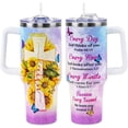 thumbnail image 1 of Christian Gifts For Women - Birthday, Christian, Religious Gifts For Women, Inspirational, Thank You Coworker, Friends Gifts - 40 oz Stainless Steel Tumbler with Handle and Straw, 1 of 6