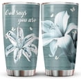 thumbnail image 1 of Christian Gifts, God Says You Are Tumbler Stainless Steel with Lid 20 Oz, Christian Coffee Mug, Jesus Travel Cup, God Birthday Gifts for Women, Christian Gifts for Men, 1 of 5
