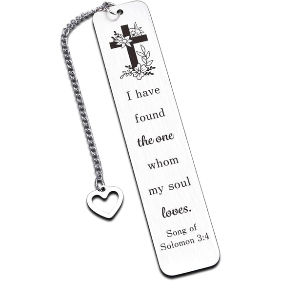 Christian Gifts for Mom, Christian Bookmark Gifts for Women Men, Wedding Registry Gifts, Engagement Gifts for Couples, Romantic Gifts for Her, I Love You Bookmarks, Bookmark Gifts for Girlfriend