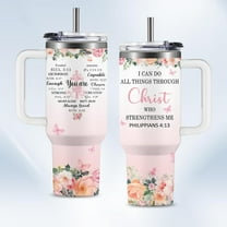 Christian Gifts for Women, 40oz Tumbler with Bible Verse, Christian Tumbler for Women with Straw, Religious Gifts for Womens, Inspirational Birthday Christmas Presents for Her, Mom, Sister