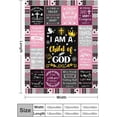 thumbnail image 1 of Christian Gifts for Women, Bible Verse Blanket Inspirational Jesus Prayer Blankets and Throws Religious Scripture Faith Healing Get Well Blanket for Mom Men Gifts 60"X50", 1 of 1
