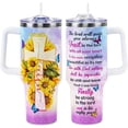 thumbnail image 1 of Christian Gifts For Women - Birthday, Christian, Religious Gifts For Women, Inspirational, Thank You Coworker, Friends Gifts - 40 oz Stainless Steel Tumbler with Handle and Straw, 1 of 6
