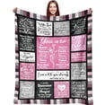 thumbnail image 1 of Christian Gifts for Women Blanket Inspirational Religious Soft Warm Flannel Christian Throw Blanket Brithday Gifts Spiritual Gifts for Women Men 50"x40", 1 of 5