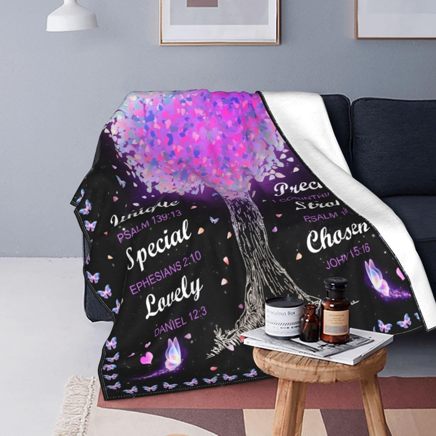 Christian Gifts for Women Blanket, Religious Gifts for Women, Christian Birthday Gifts for Women, Faith Based Gifts Spiritual Gifts for Women, Gifts for Christian Women Throw Blanket 60"X50"