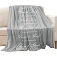 thumbnail image 1 of Christian Gifts for Women, Catholic Gifts, Religious Gift Grey Blanket Throw with Inspirational Bible Verse Scripture Print Blanket Throw 50x60 inch Christian Birthday Gifts Spiritual Gift, 1 of 6