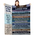 thumbnail image 1 of Christian Gifts for Women Faith Blanket 50"x60"- Best Gifts for Christian Women/Men - Inspirational Gifts for Women - Religious Gifts for Women/Men - Funny Christian Birthday Throw Blanket, 1 of 6