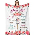 thumbnail image 1 of Christian Gifts for Women Faith, Gifts for Christian Women, Religious Gifts for Women Christian, Christian Women Birthday, Christian Religious Bible Verse Prayer Blanket 50"x60", 1 of 5