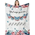 thumbnail image 1 of Christian Gifts for Women Faith, Gifts for Christian Women, Religious Gifts for Women Christian, Christian Women Birthday, Christian Religious Bible Verse Prayer Blanket 50"x60", 1 of 5