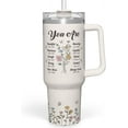 thumbnail image 1 of Christian Gifts for Women, Inspiration Gifts Tumbler 40oz Stainless Steel Insulated with Handle and Straw - Mother''s Day Birthday Religious Gifts for Mom, Friend, Sister, Grandma, 1 of 6