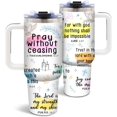 thumbnail image 1 of Christian Gifts for Women, Inspirational Religious Gifts for Mom Wife Sister, Christian Tumblers for Women 40 Oz, Faith Jesus Spiritual God Bible Verse Gift for Birthday, 1PCS, 1 of 5