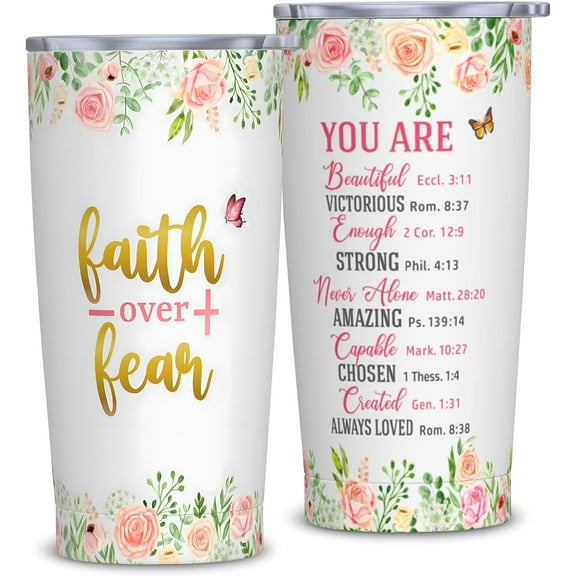 Christian Gifts for Women, Inspirational Gifts for Women, Religious Gifts, Spiritual Gifts, Christian Birthday Gifts for Women, Secret Sister Gifts Christian, Bible Gifts, Faith Gifts Tumbler 20oz