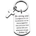 thumbnail image 1 of Christian Gifts for Women Men Inspirational Bible Verse Keychain Stocking Stuffers for Women Men Pendant Cross Charm Religious Gifts for Birthday Graduation First Communion Christmas Thanksgiving, 1 of 6