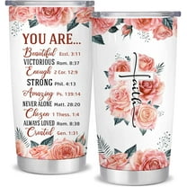 Christian Gifts for Women Men - Inspirational Gifts with Bible Verse - Christmas Gifts, Birthday Gifts, Religious Gifts, Spiritual Gifts for Women, Mom, Grandma, Sister, Friends - 20oz Faith Tumbler