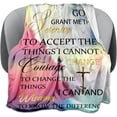 thumbnail image 1 of Christian Gifts for Women & Men, Religious Blanket with Spiritual Healing Prayer Inspirational Sympathy Soft Throw Blankets for Catholic Godmother Cozy Warm Bible Verse Blanket, 50x40 Inches, 1 of 6