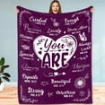 thumbnail image 1 of Christian Gifts for Women - Merry Christmas, Xmas, Birthday Gifts for Women - Inspiration, Religious, Self Care, Thank You Gifts for Mom, Friend, Sister, Grandma - Blanket, 1 of 7